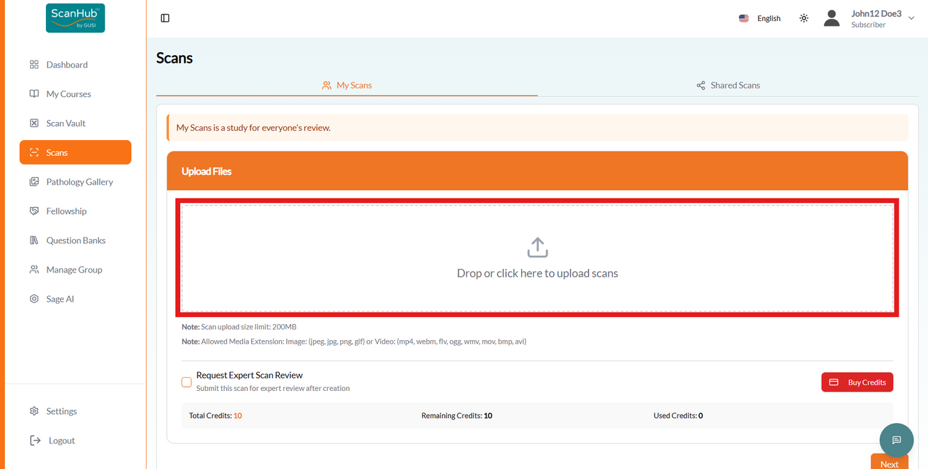 ScanHub screenshot